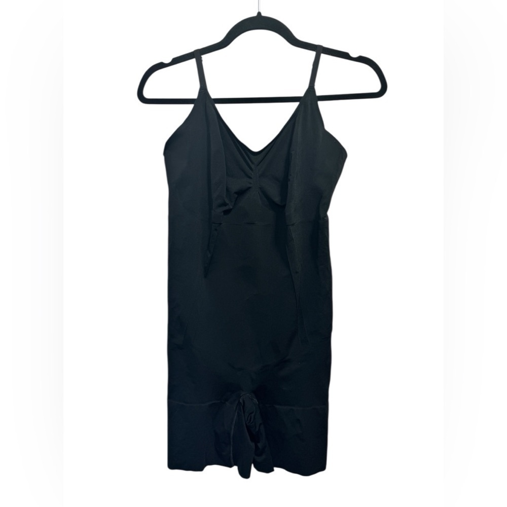 Shapewear Mid Thigh Bodysuit Black